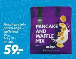 Bilka Murph protein pandekage-/ vaffelmix tilbud