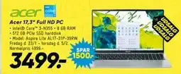 Bilka Acer 17,3” Full HD PC tilbud