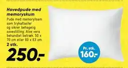 Bilka Hovedpude med memoryskum tilbud