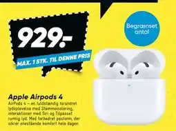 Bilka Apple Airpods 4 tilbud