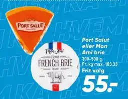Bilka Port Salut eller Mon Ami brie tilbud