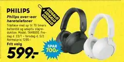 Bilka Philips over-ear høretelefoner tilbud