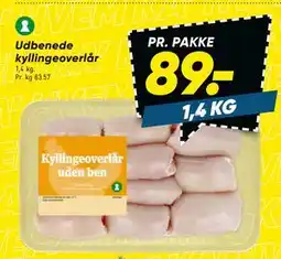 Bilka Udbenede kyllingeoverlår tilbud