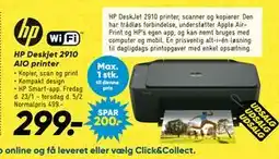 Bilka HP Deskjet 2910 AIO printer tilbud