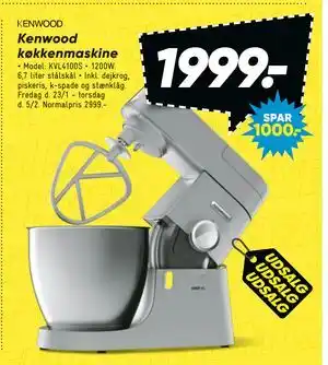 Bilka Kenwood køkkenmaskine tilbud