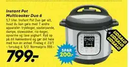 Bilka Instant Pot Multicooker Duo 6 tilbud