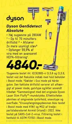 Bilka Dyson Gen5detect Absolute tilbud