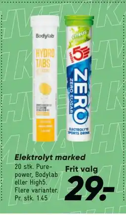Bilka Elektrolyt marked tilbud