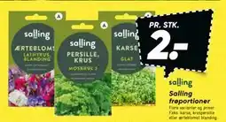 Bilka Salling frøportioner tilbud