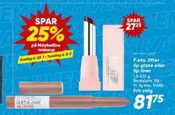 Bilka lifter lip glaze eller lip liner tilbud