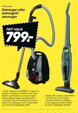 Bilka Støvsuger eller ledningsfri støvsuger tilbud
