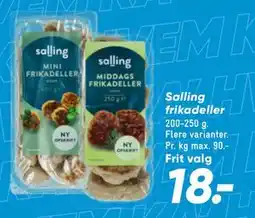 Bilka Salling frikadeller tilbud