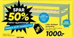 Bilka Spiloppe juniorseng tilbud