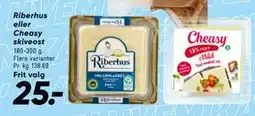 Bilka Riberhus eller Cheasy skiveost tilbud