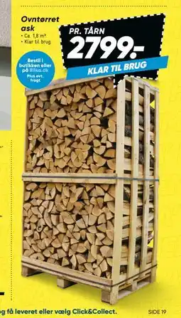 Bilka Ovntørret ask tilbud