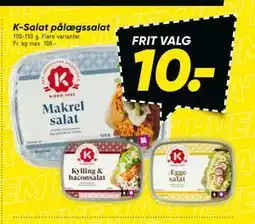 Bilka K-Salat pålægssalat tilbud