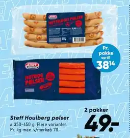 Bilka Steff Houlberg pølser tilbud