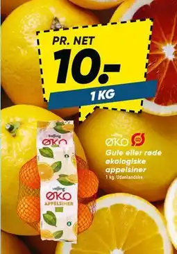 Bilka Gule eller røde økologiske appelsiner tilbud
