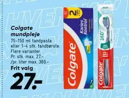 Bilka Colgate mundpleje tilbud