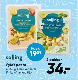 Bilka Fyldt pasta tilbud