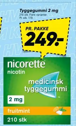 Bilka Tyggegummi 2 mg tilbud