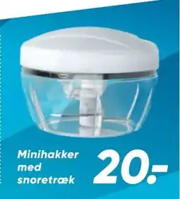Bilka Minihakker med snoretræk tilbud