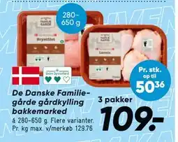 Bilka De Danske Familiegårde gårdkylling bakkemarked tilbud