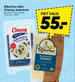 Bilka Riberhus eller Cheasy skæreost tilbud