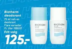 Bilka Biotherm deodorant tilbud