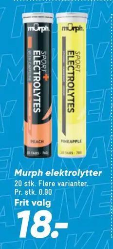 Bilka Murph elektrolytter tilbud