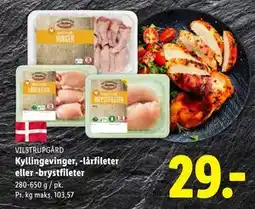 Lidl Kyllingevinger, -lårfileter eller -brystfileter tilbud