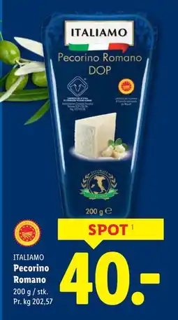 Lidl Pecorino Romano tilbud