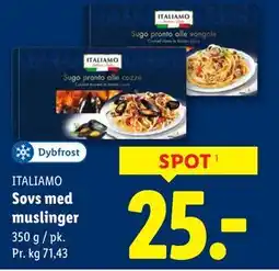 Lidl Sovs med muslinger tilbud