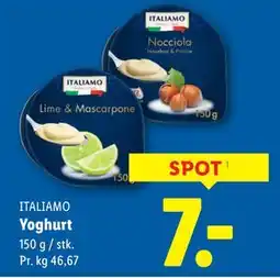 Lidl Yoghurt tilbud