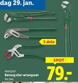 Lidl Rørtang eller rørtangssæt tilbud