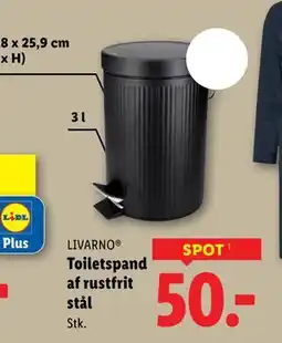 Lidl Toiletspand af rustfrit stål tilbud