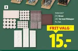 Lidl Sæt med filtdupper tilbud