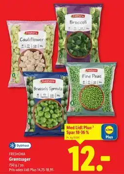 Lidl Grøntsager, App-pris tilbud