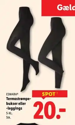 Lidl Termostrømpebukser eller -leggings tilbud