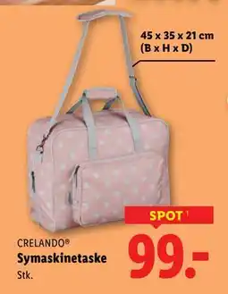 Lidl Symaskinetaske tilbud