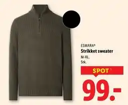 Lidl Strikket sweater tilbud