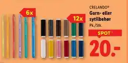 Lidl Garn- eller sytilbehør tilbud