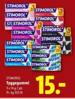 Lidl Tyggegummi tilbud