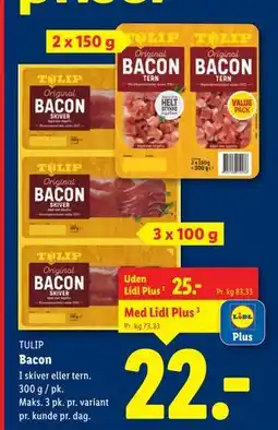 Lidl Bacon tilbud