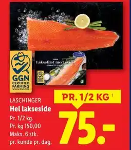 Lidl Hel lakseside tilbud