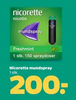 Netto Nicorette mundspray tilbud