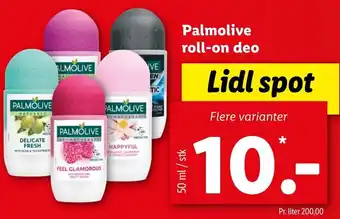 Lidl Palmolive Roll-On Deo 50 ml tilbud
