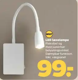 Netto LED læselampe tilbud