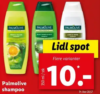 Lidl Palmolive Shampoo 350 ml tilbud