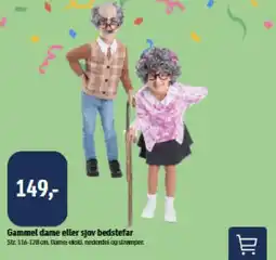 Føtex Gammel dame eller sjov bedstefar tilbud